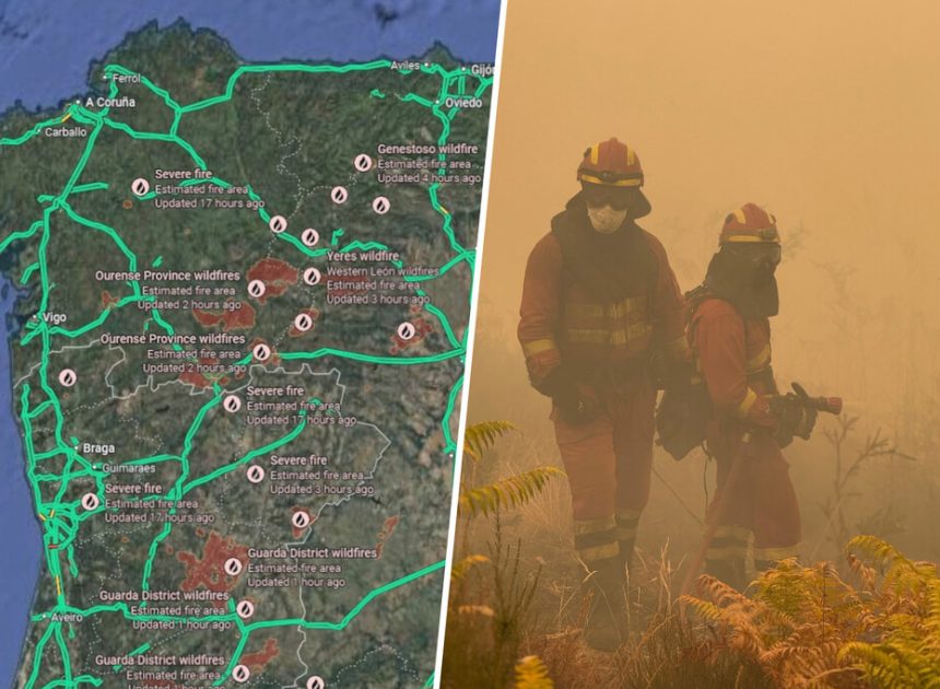 En España hay un «triángulo negro» de incendios entre Ourense, Zamora y León. Y no se explica solo por el calor